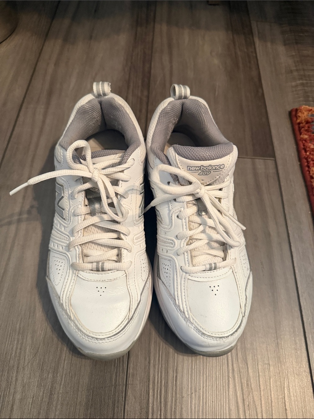 New Balance White Lace-Up Women's Sneakers
